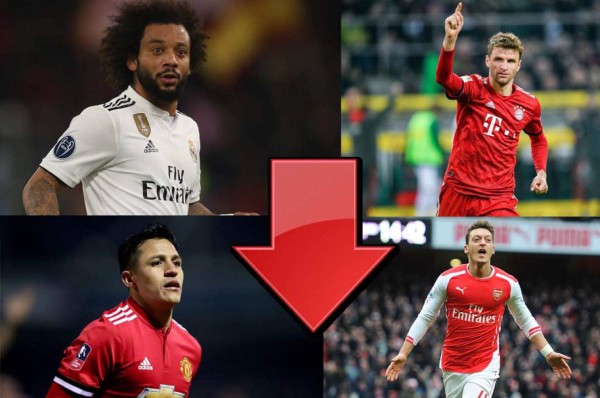 TOP: Los 20 futbolistas más devaluados de la temporada 2018-19