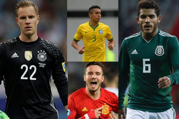 Top 10: Los cracks que no han debutado en el Mundial de Rusia 2018