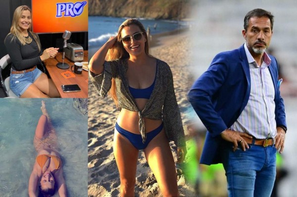 Sara López, la presentadora tica que confesó que no andaría con Gustavo Matosas