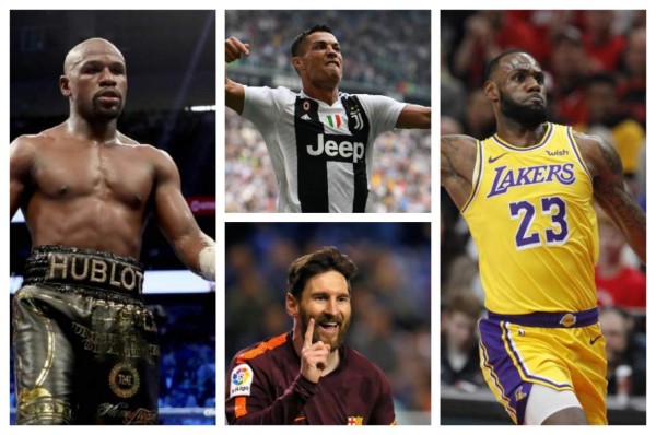 TOP 20: Los deportistas mejor pagados del 2018