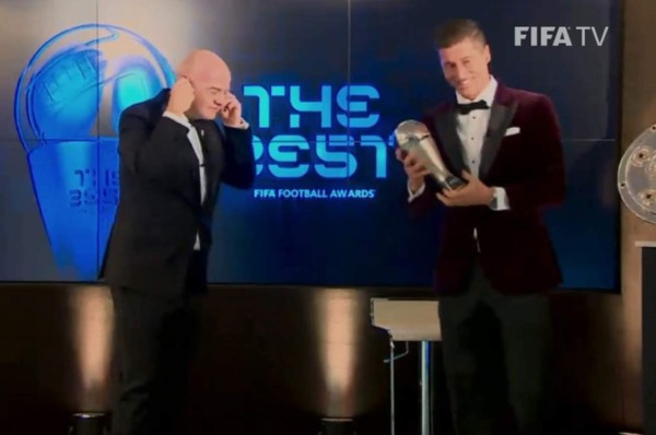 ¡El goleador polaco Robert Lewandowski es el nuevo The Best de la FIFA!