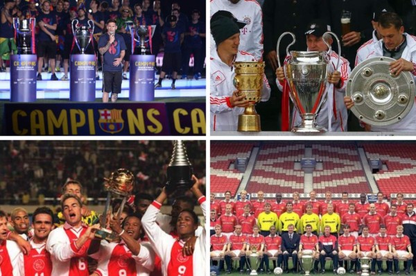 Los ocho clubes que actualmente pueden conseguir el 'triplete” en Europa