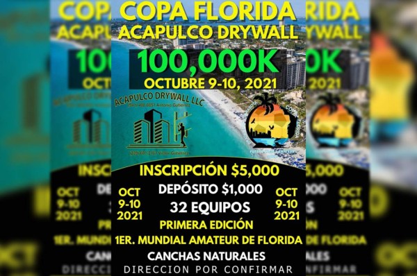 ¡Bienvenidos a la Copa Sarasota Florida! 32 equipos, más de 600 jugadores y 100 mil dólares de premio