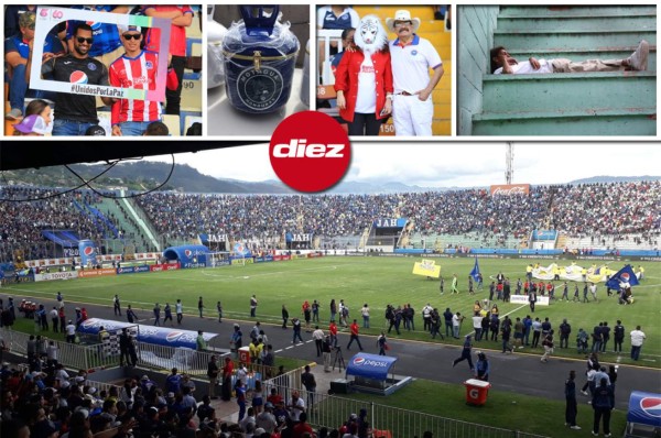 Final Motagua-Olimpia: No hubo lleno total y colorido en el Nacional