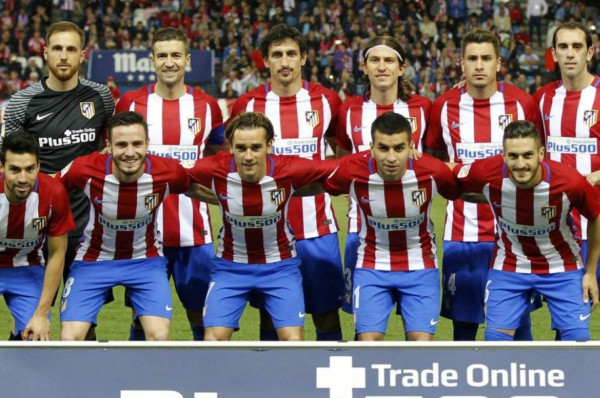 El 11 del Atlético que utilizaría Diego Simeone ante el Real Madrid