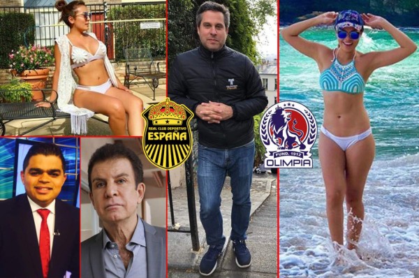Personajes populares de Honduras que apoyan a Real España y Olimpia