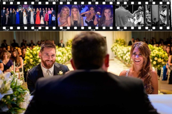 Las fotos más íntimas de la boda de Leo Messi y Antonella Roccuzzo