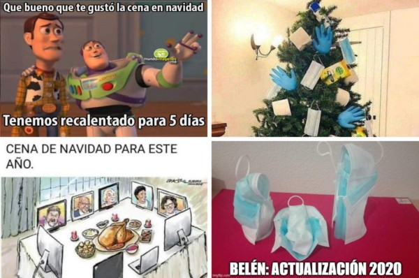 El COVID-19 y el recalentado son protagonistas: Los mejores memes de Navidad 2020