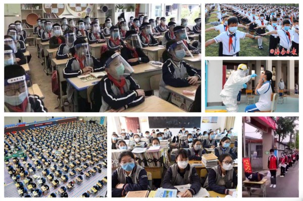 ¿Estamos preparados? Las imágenes del regreso a clases en escuelas de China