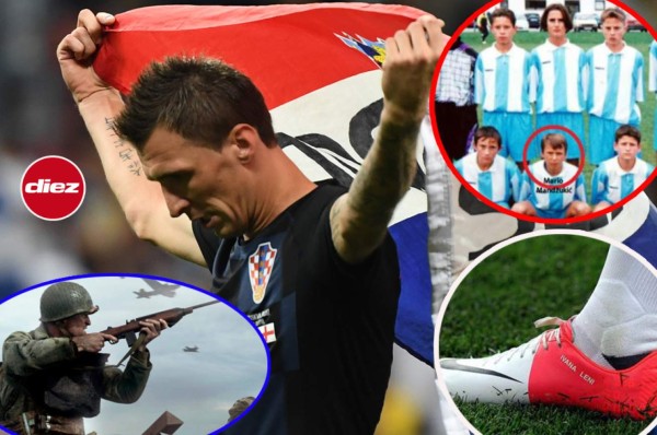 En fotos: Mario Mandzukic, de esquivar las balas a jugar la final del Mundial