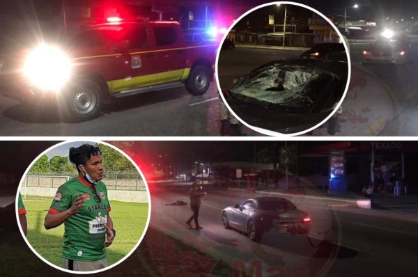 Rambo de León, implicado en un accidente vial en Choloma donde murió un hombre que se conducía en bicicleta