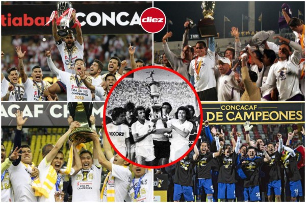¡Chivas iguala al Olimpia! Los equipos que han levantado el deseado torneo de la Concacaf
