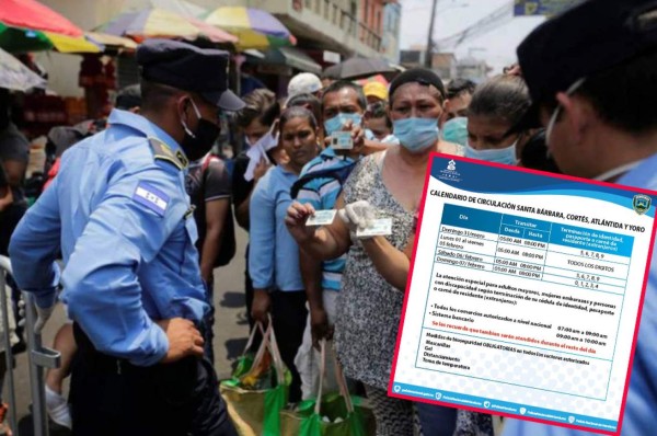 Regresa la circulación por dígitos en cuatro departamentos de Honduras por rebrote en casos de Covid-19