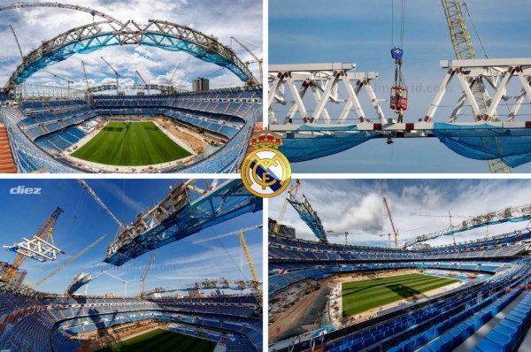Va tomando forma: Real Madrid muestra más avances de la transformación del Santiago Bernabéu