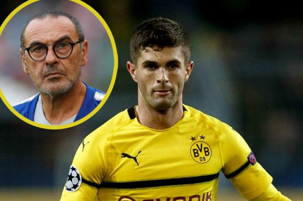 ¡Increíble! Sarri, técnico del Chelsea, no sabía nada del fichaje de Pulisic