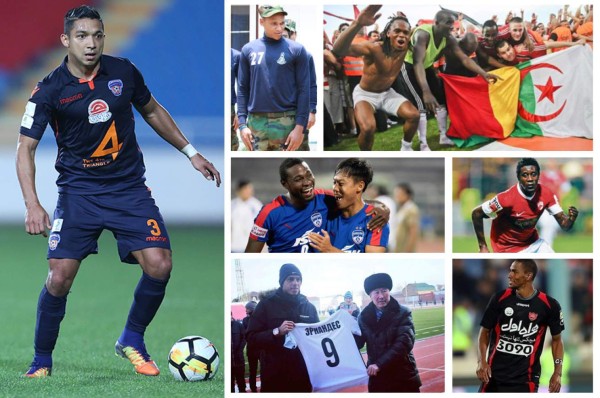 ¡Moya se sumará a la lista! Los futbolistas hondureños que han militado en ligas exóticas