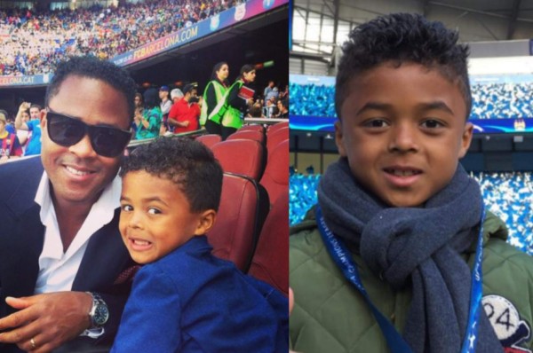 El insólito contrato que ha firmado el pequeño hijo de Kluivert