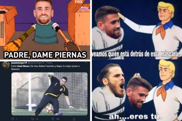Memes: Hacen pedazos a Unai Simón, portero de España, por su terrible error en la Eurocopa