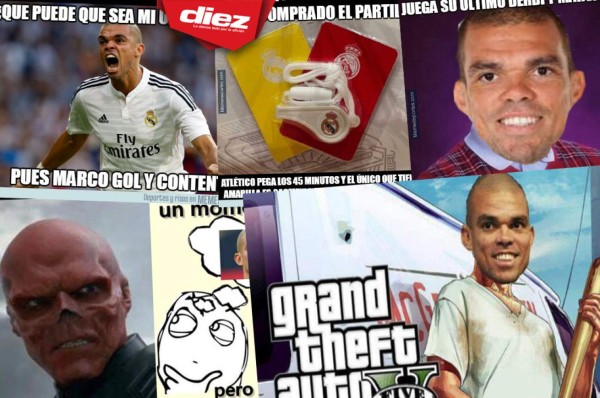 Los memes no perdonan al Madrid tras empate ante Atlético; Pepe es protagonista también