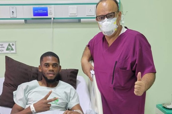 Elvin Casildo fue operado este miércoles de ligamento cruzado y volverá a las canchas hasta febrero