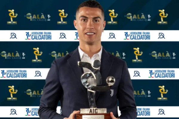 Cristiano Ronaldo fue elegido como el mejor jugador de la Liga Italiana: 'Confianza en uno mismo'&nbsp;&nbsp;