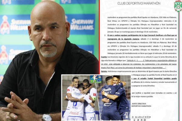 Marathón solicita a la Liga Nacional que el clásico Olimpia-Motagua se dispute antes de la jornada 17