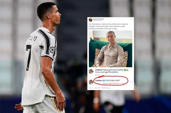 Un virólogo italiano pone en su lugar a Cristiano Ronaldo por sus críticas al PCR