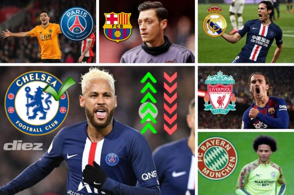 Mercado de fichajes: Juventus quiere mexicano, Barcelona con cuatro posibles bajas y Neymar es noticia