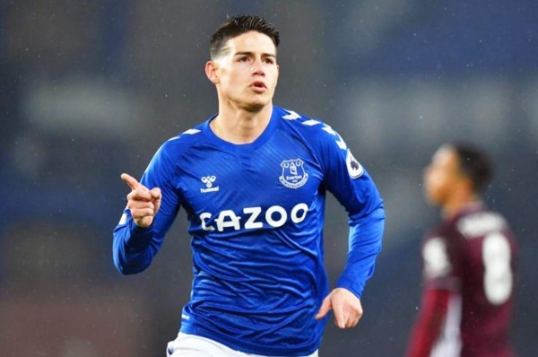 James Rodríguez define su futuro con el Everton una vez finalice la temporada en Inglaterra
