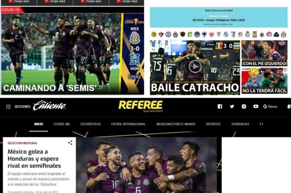 Lo que dicen los medios mexicanos tras golear a Honduras: 'Baile catracho' y 'aplastados'