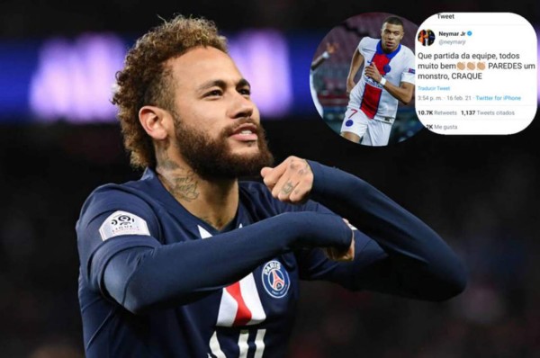 Así celebró Neymar el humillante triunfo del PSG sobre el Barcelona en el Camp Nou&nbsp;&nbsp;