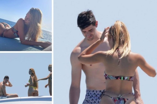 Cazado con una infartante israelí: Las vacaciones de Courtois tras su eliminación en la Eurocopa