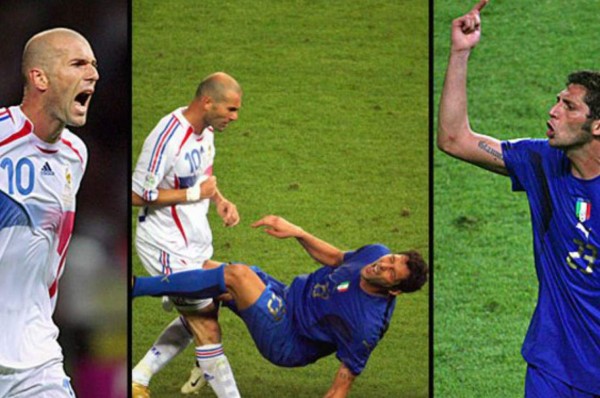 Materazzi se burla de Zidane al fabricar una escultura del cabezazo