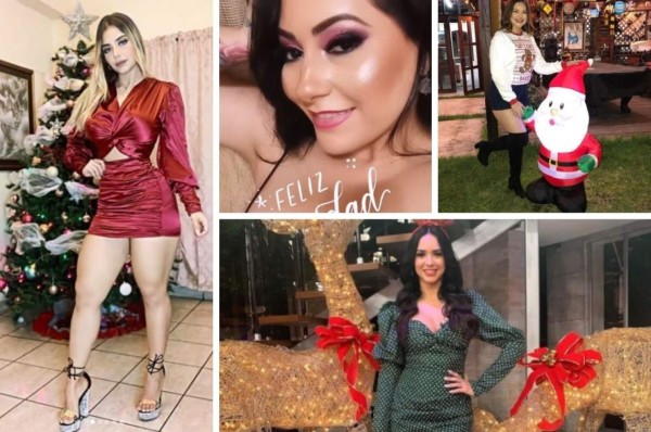 Las infartantes y elegantes fotos de las famosas hondureñas disfrutando de la Navidad 2020