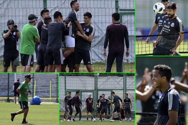 Entre bromas, risas y charla, México regresa a los entrenos pensando en Brasil