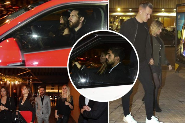 Cena de lujo: Así celebran título de Liga jugadores del Barcelona con sus esposas