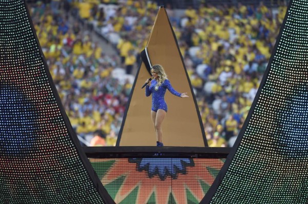 Espectacular inauguración de ceremonia de Brasil 2014
