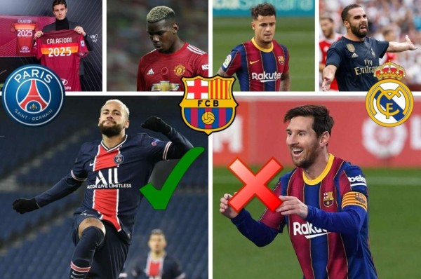 Mercado de fichajes: Bombazos de Neymar y Messi, el crack que va al PSG y Coutinho es noticia