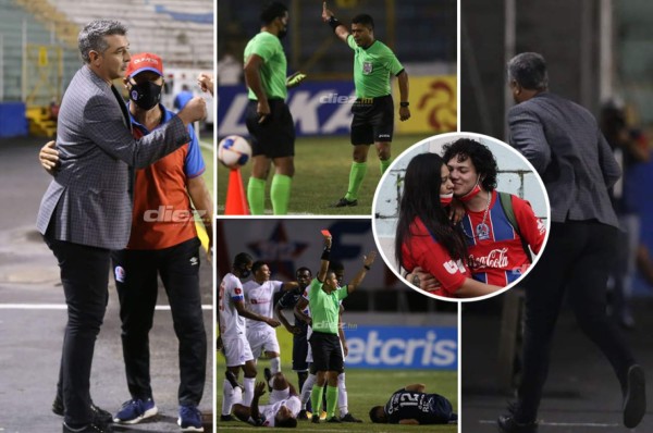 No lo viste en TV: El bonito saludo de Troglio y Diego y los 'cariñitos' en la Ultra Fiel en un bravo clásico