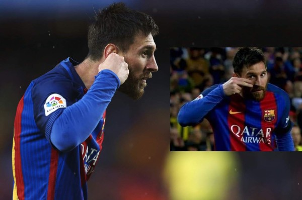 Messi dedica su primer gol a la lucha contra el cáncer infantil