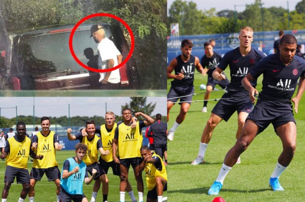 FOTOS: Caras largas e incertidumbre en el regreso de Neymar a los trabajos con el PSG