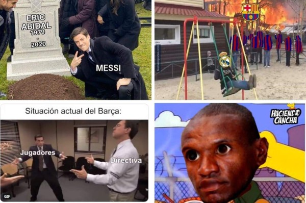 Los divertidos memes de la bronca entre Messi y Abidal en el Barcelona