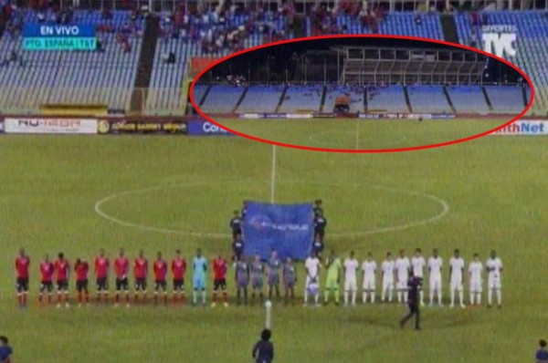 La lamentable asistencia en el Hasely Crawford para ver el Trinidad y Tobago-Honduras