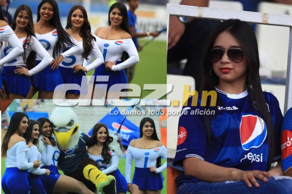 Fotos: La belleza que se hizo presente en el clásico Motagua-Olimpia