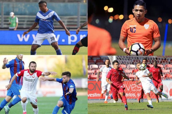 La agenda de futbolistas legionarios hondureños por el mundo