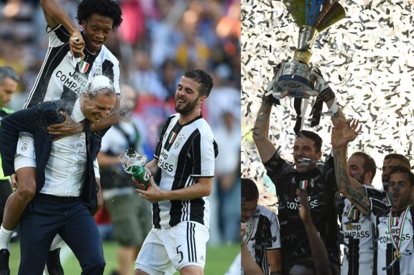 Así fue el espectacular festejo de la Juventus por su título en Italia