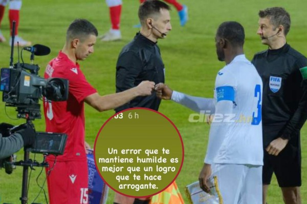 Maynor Figueroa y su mensaje tras el error que cometió en el amistoso Bielorrusia-Honduras