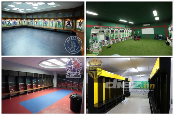 ¿Quién gana este clásico? Conocé los camerinos de los cuatro grandes de Honduras