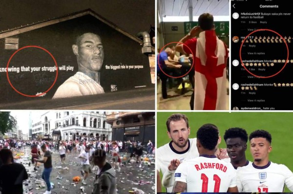 Vandalismo e insultos: Los deplorables mensajes y agresiones de hinchas ingleses tras perder la Eurocopa