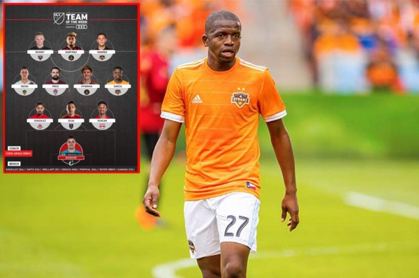 Futbolista hondureño Boniek García es incluido en el equipo de la semana en la MLS